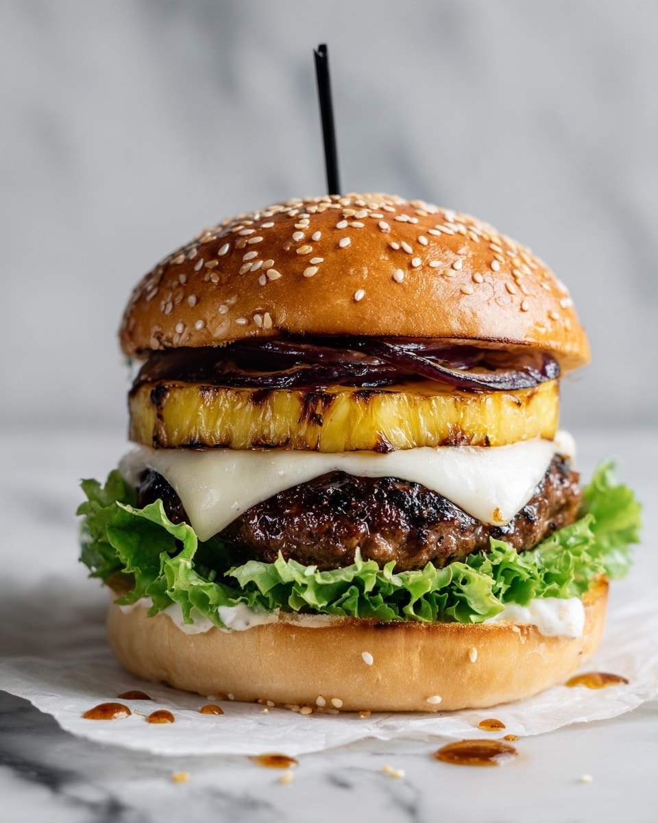 Hawaiian Teriyaki Burgers Recipe