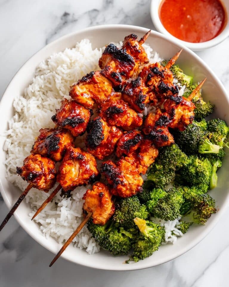 Healthy BBQ Chicken Skewers Recipe