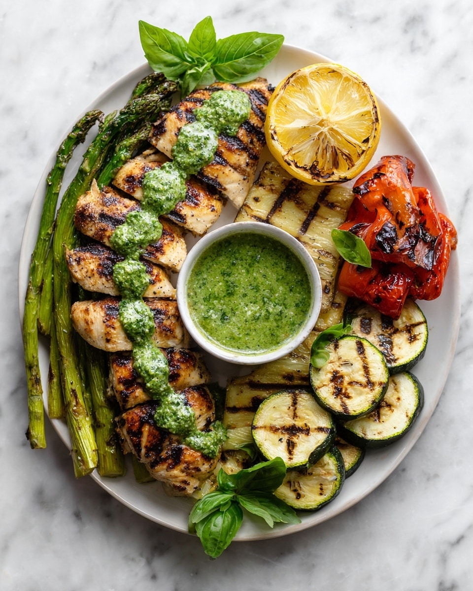 Lemon Pesto Grilled Chicken Recipe