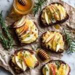 Apple and Cheddar Crostini Recipe
