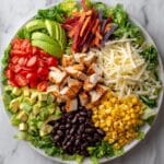 Healthy BBQ Chicken Chopped Salad Recipe