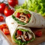Keto Caprese Chicken Wrap Recipe