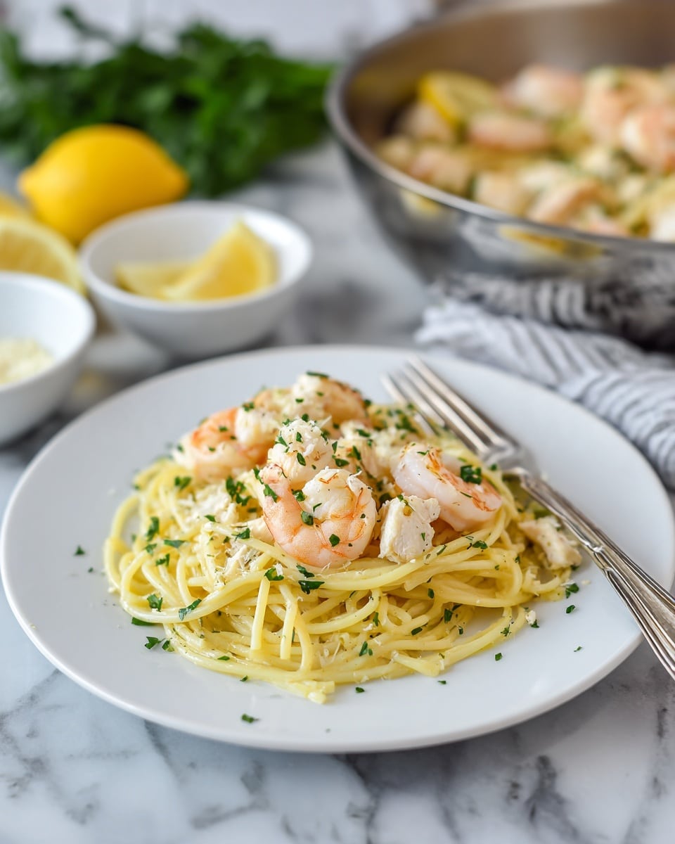 Chicken and Shrimp Pasta Recipe