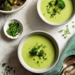 Creamy Broccoli and Spinach Soup Recipe